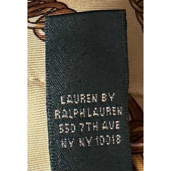 Lauren Ralph Lauren Equestrian Horse Print Quilted Vest XL Preppy Riding - Picture 10 of 11